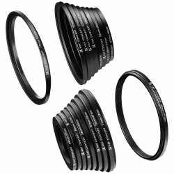 📸🔍 K&F Concept 18 teiliges Filteradapter Set 📷🔴🔵