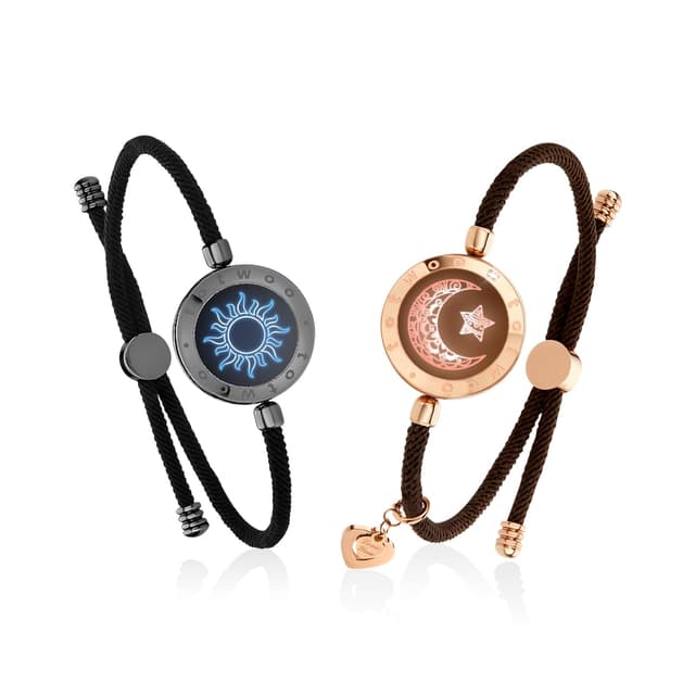 TOTWOO Pärchen Armband mit Berührung und Aufleuchten 🌞🌙