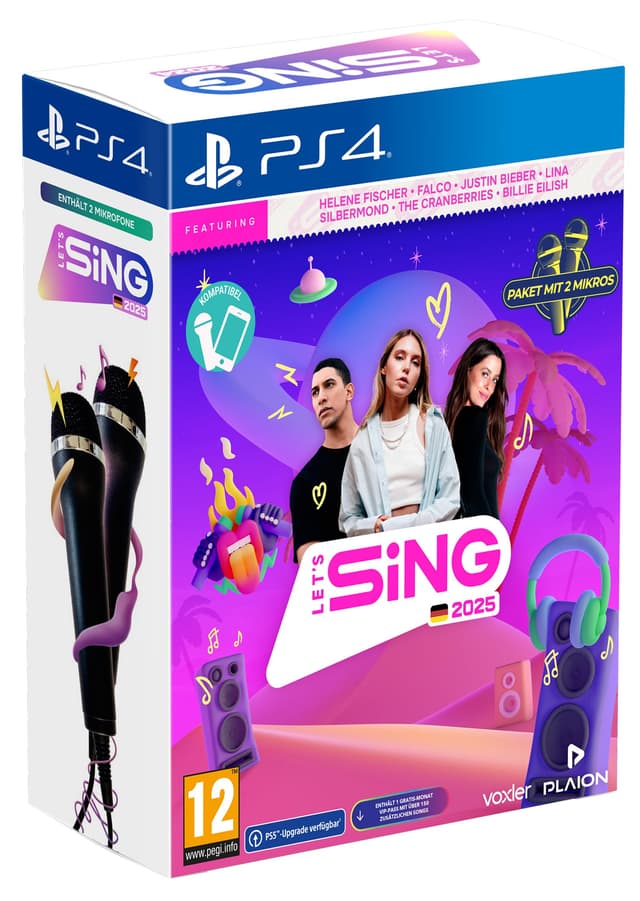 Let's Sing 2025 German Version (+ 2 Mics) (Playstation 4) (AT-PEGI) Angebot!