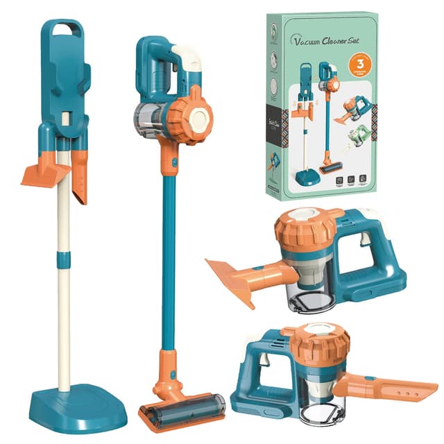 🧹👶 BAYMI 3-in-1 Kinderstaubsauger für Realistisches Spielen (Blau) 👶🧹