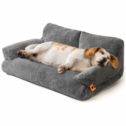 MEWOOFUN Katzenbett, Flauschig und weich Katzensofa Katzencouchbett für mittlere und kleine Hunde/Katzen 🐱🐶