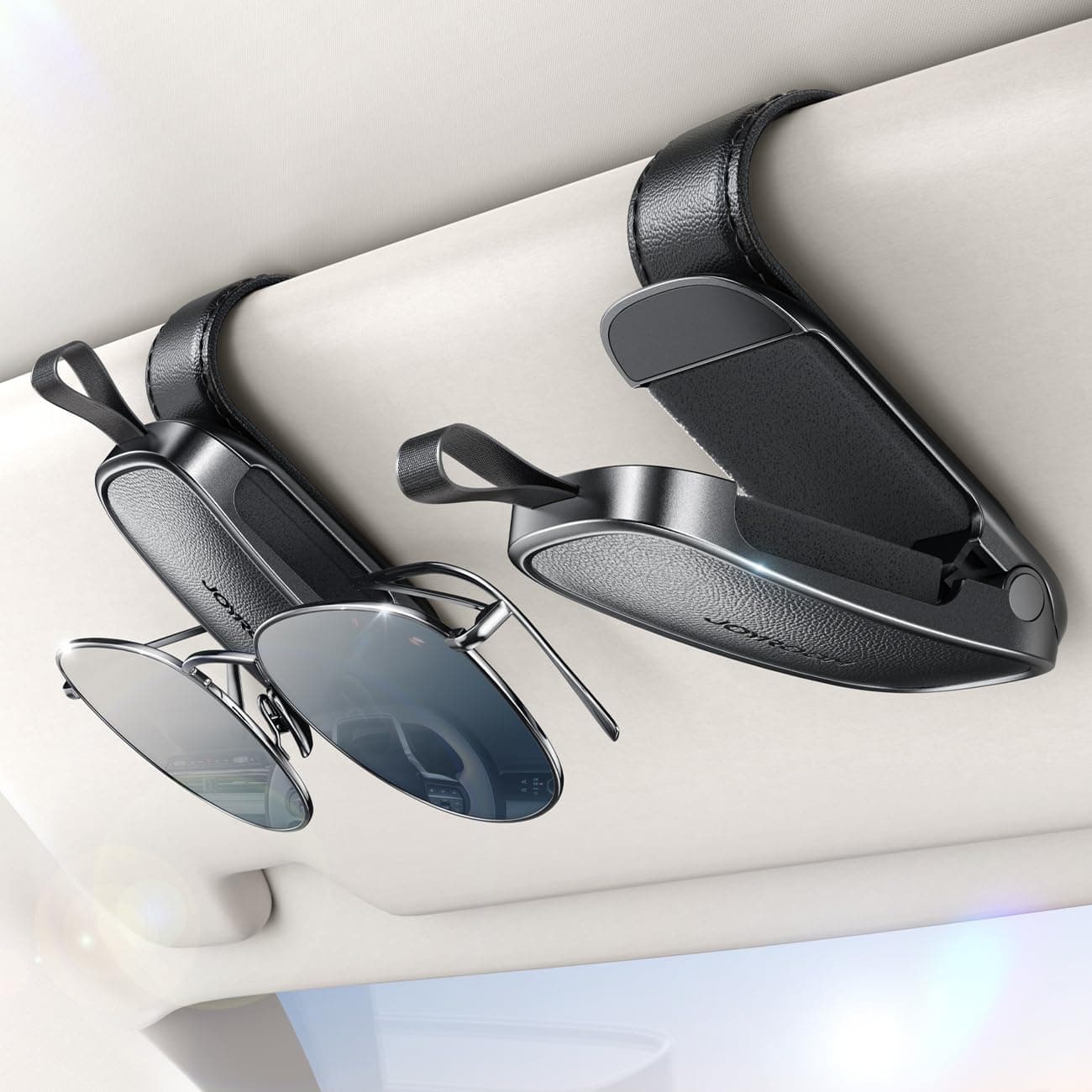 JOYROOM 2 Stück Brillenhalter für Auto Sonnenblende 🕶️🚗
