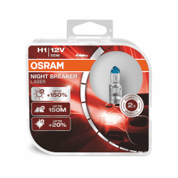 OSRAM NIGHT BREAKER LASER H1 Duo Box - +150% mehr Helligkeit 🌟