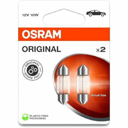 🔥 Super Deal! Osram ORIGINAL LINE 12V, Festoon, Doppelblister (2 Lampen), white 6438