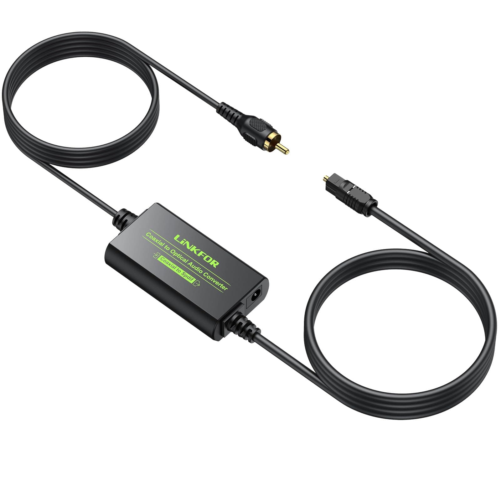 LiNKFOR Koaxial zu Optisch Audio Konverter 🎶 192kHz DAC Konverter