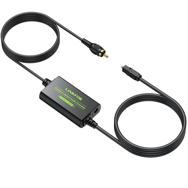 LiNKFOR Koaxial zu Optisch Audio Konverter 🎶 192kHz DAC Konverter