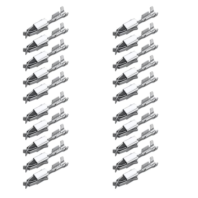🔧🚗 HAFRILY 50 Stück Verdrahtungs-Crimp Reparatur Klemmenstifte Kompatibel mit VW Brass Pins für Kfz Stecker - Top Deal!