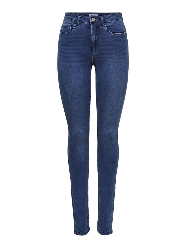 👖🔥 Nur für Damen! ONLROYAL Hohe Taille Skinny Fit Jeans L / 30L Blau