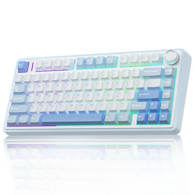 AULA F75 Mechanische Tastatur Gaming mit RGB und Hot-Swap-Funktionen - Deal