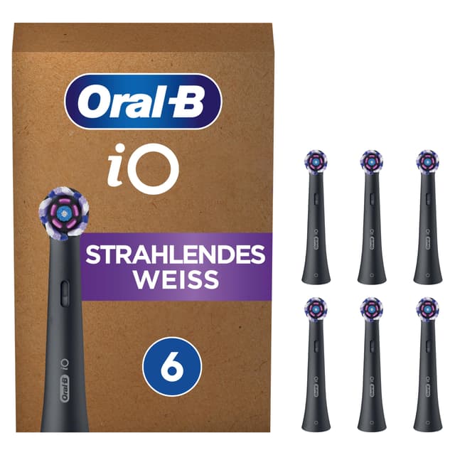 Angebot: Oral-B iO Strahlendes Weiss Aufsteckbürsten, 6 Stück 😁🦷