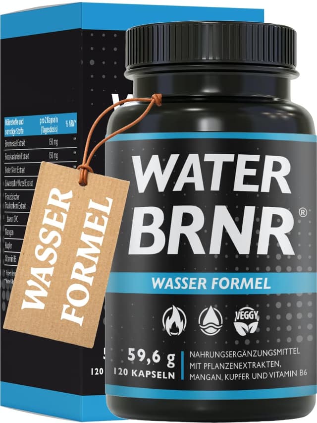 🌊🌿 WATER BRNR - Wasser Bindegewebe Komplex mit Kupfer und 5in1 Stoffwechsel Formel 🌿🌊