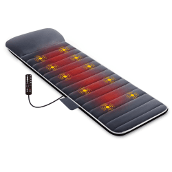 🌟 Snailax Massagematte mit 10 Vibrationsmotoren und 4 Therapie-Heizkissen 🌡️