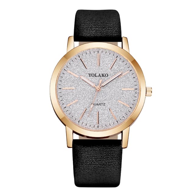 🕒 OFFCUP Damenuhr - Quarz Uhr mit Leder Armband - Damen Business Armbanduhr
