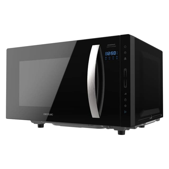 🔥 Super Angebot! Cecotec Mikrowelle ohne Platte GrandHeat 2300 Flatbed Touch Schwarz 23L Digital | Taktil Schwarz