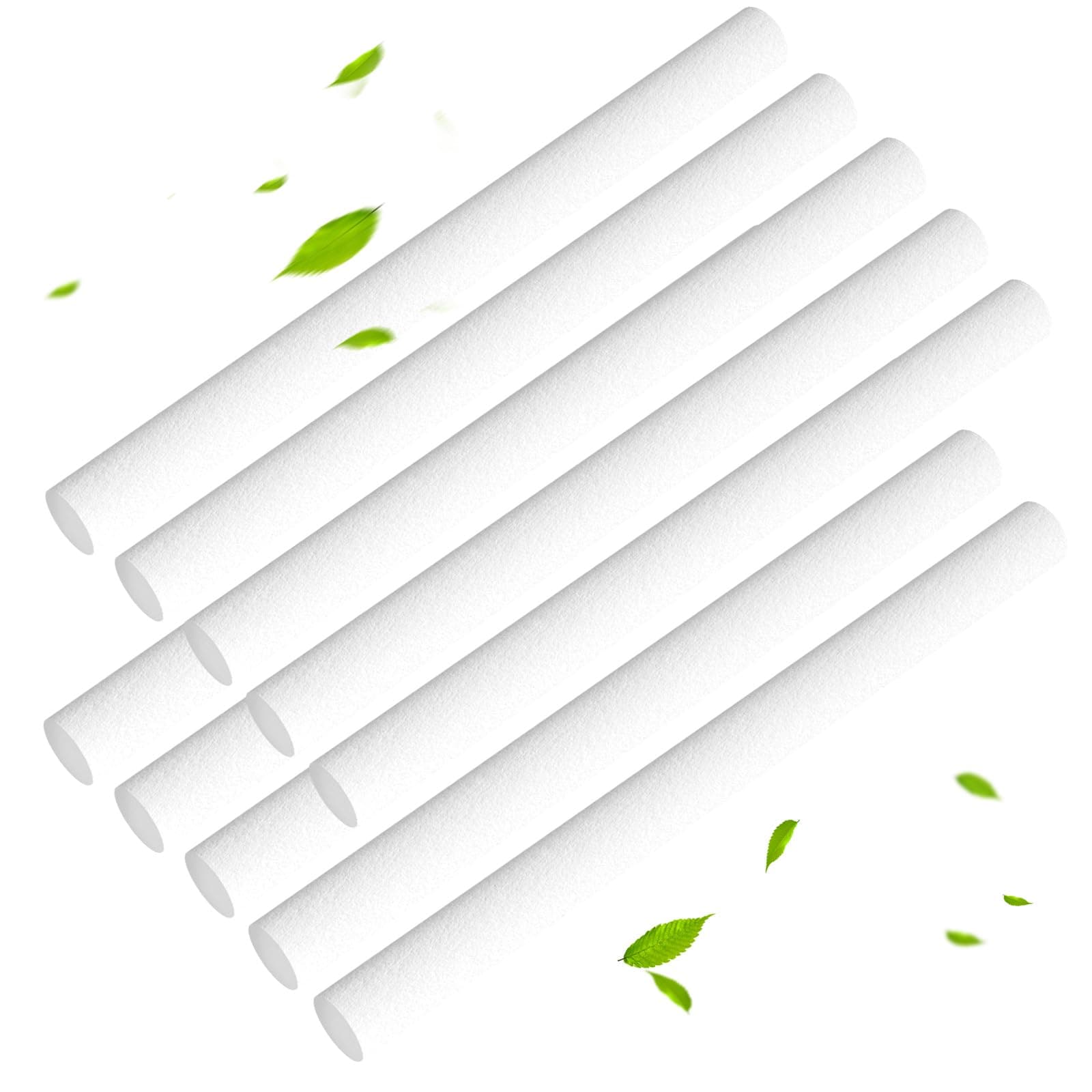 🌿 KISSLEAF 10PCS Luftbefeuchter Stick Filter Refill - Mini Air Diffuser Pure Wicks Refill Baumwolle Filter Sticks Ersatz Dochte