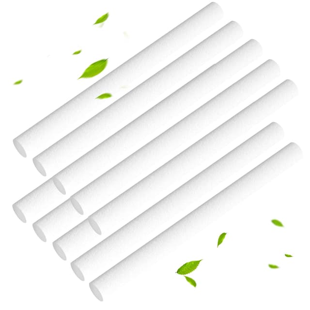 🌿 KISSLEAF 10PCS Luftbefeuchter Stick Filter Refill - Mini Air Diffuser Pure Wicks Refill Baumwolle Filter Sticks Ersatz Dochte