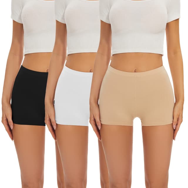 🌞 SIHOHAN Damen Baumwolle Boxershorts Radlerhose Damen kurz Panties Unterhosen 🌞