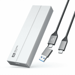 SAN ZANG MASTER Externes NVMe Gehäuse USB 4.0 (40Gbps) - Kompatibel mit Thunderbolt 4/3