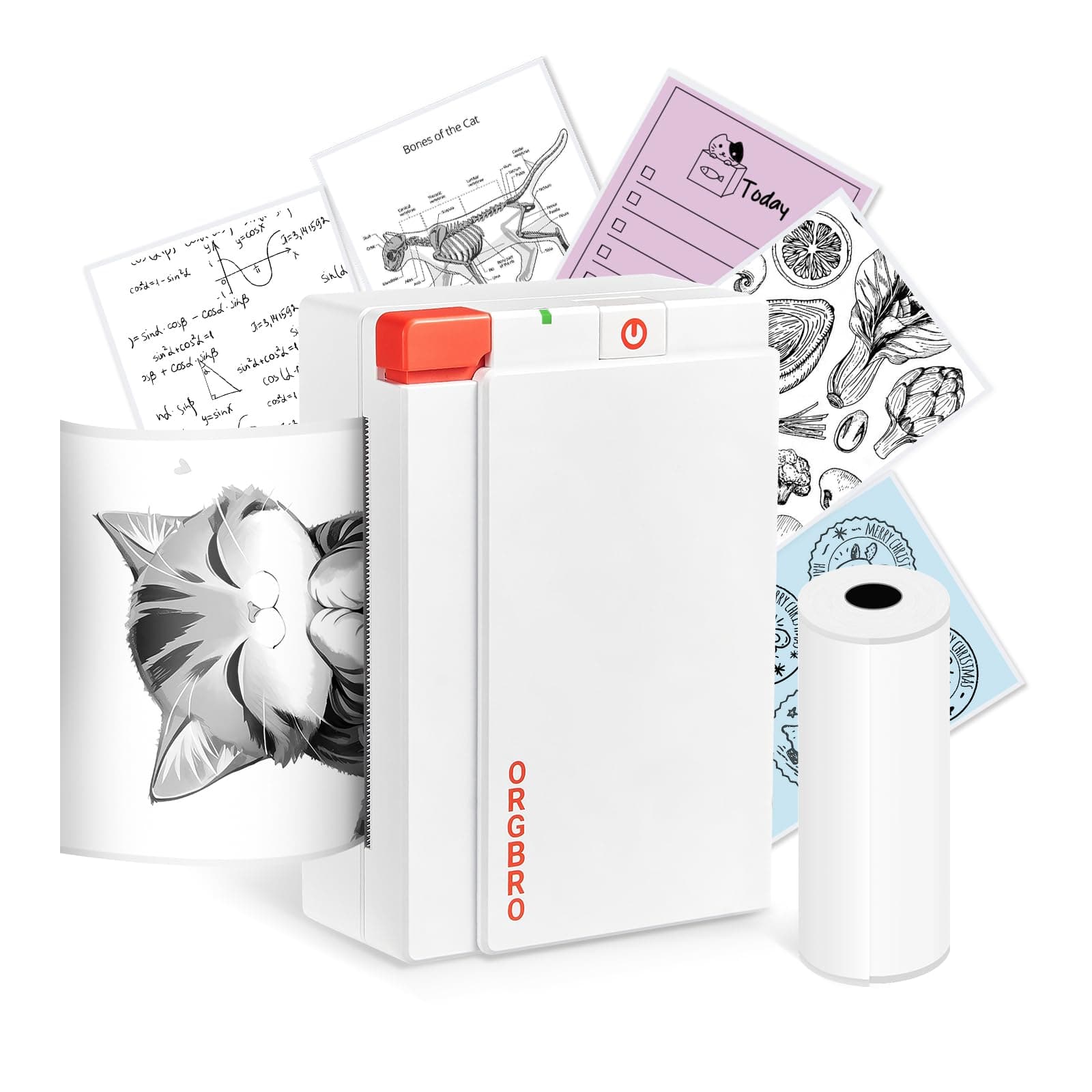 ORGBRO Mini Drucker für Smartphone 📱🖨️