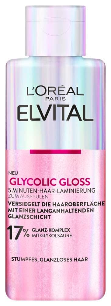 🌟 L'Oréal Paris Elvital Glycolic Gloss 5 Minuten Haar-Laminierung 🌟