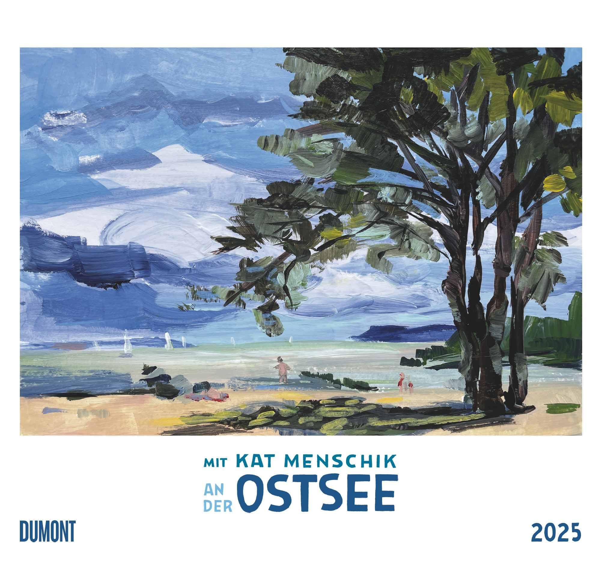 DUMONT - Mit Kat Menschik an der Ostsee 2025 Wandkalender 🎨🌊