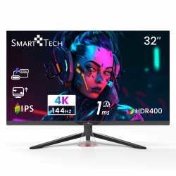 🎮 Smart Tech 32 Zoll 4K UHD 144Hz Gaming Monitor 🖥️