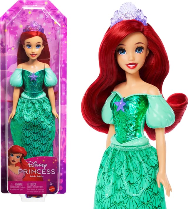 👑🧜 Mattel Disney Prinzessin Arielle Puppe - Spielzeug ab 3 Jahre