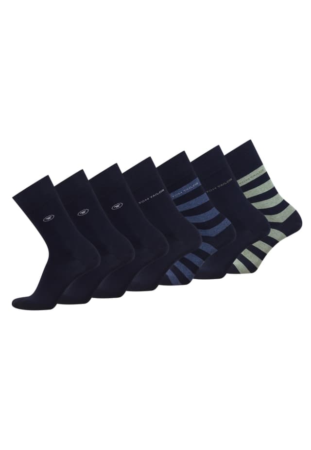 TOM TAILOR Socken - 7er Box Baumwollsocken für Alltag und Freizeit 💼🧦
