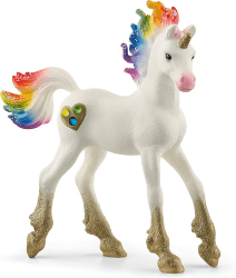 SCHLEICH BAYALA | Regenbogeneinhorn Fohlen 70727 🦄🌈 | Fantastische Figuren für Kinder ab 5 Jahren