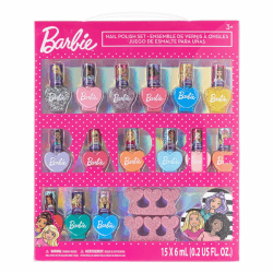 Barbie Film 18 Stück Set Kinder Wasser-basierte Nagellack Make-up Set 🎀💅