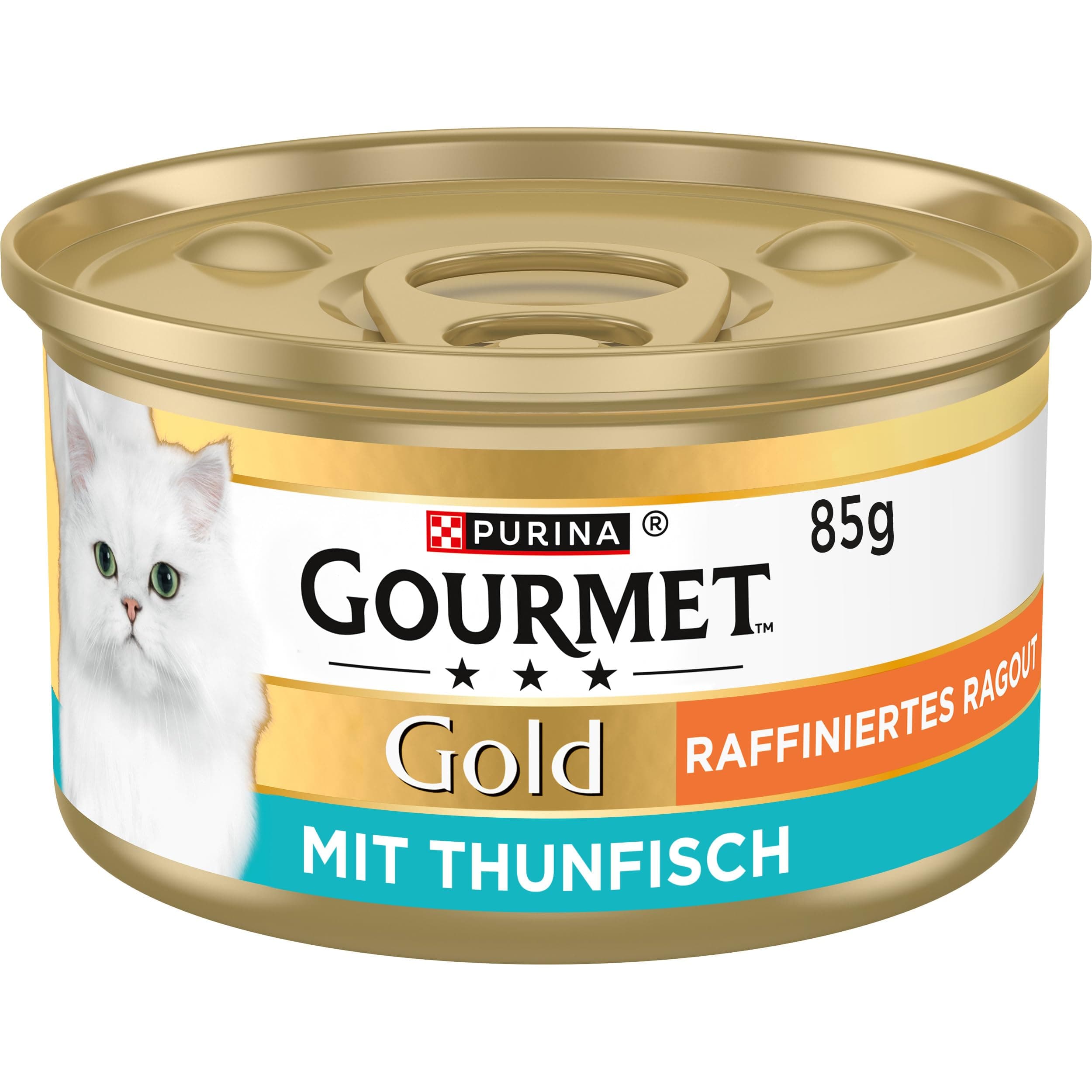 🐟🐱 Gourmet Gold Raffiniertes Ragout Katzenfutter mit Thunfisch, 12er Pack (12 x 85g) - Angebot!