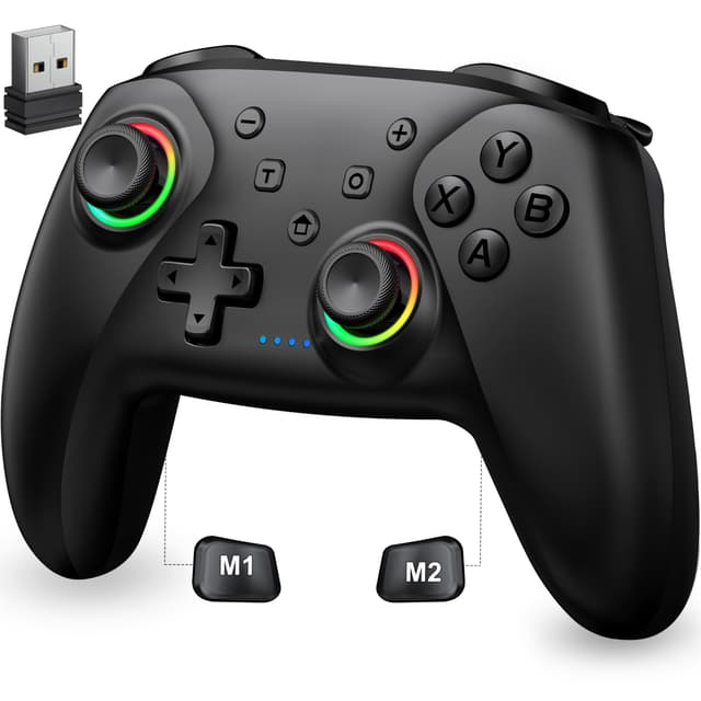 🎮 Elegamefy PC Controller - Switch Pro Controller mit Hall-Effekt Joysticks & Triggern