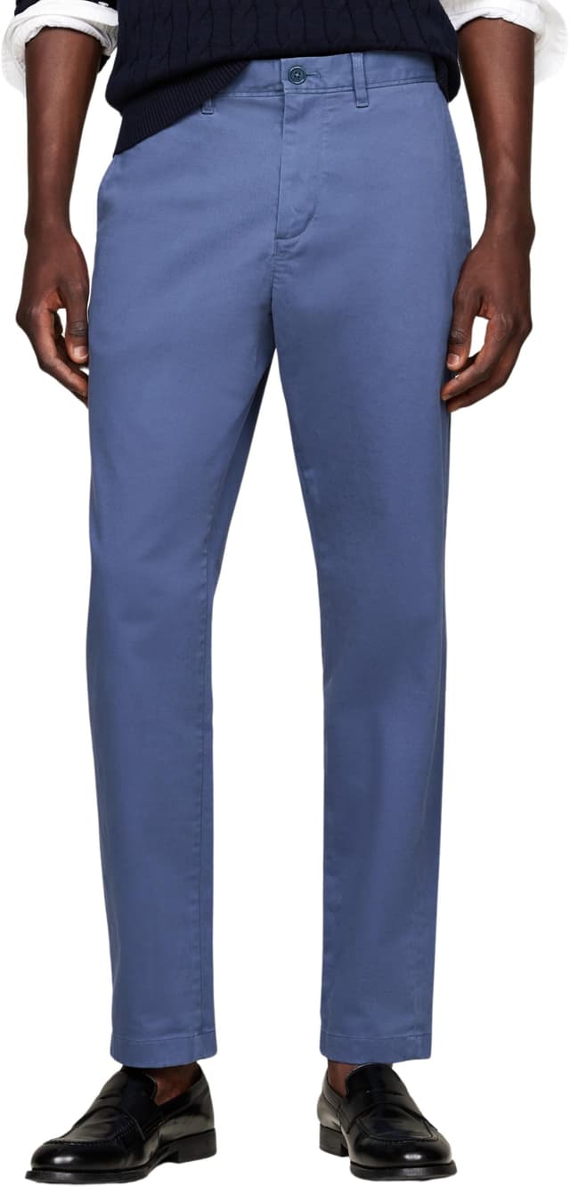 Tommy Hilfiger Herren Chino 33W / 30L Blau (Ägäis) 🌊👖