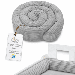👶🌙 Totsy Baby Seitenschläferkissen 200 cm - Lincoln Grau C Angebot bei HelloDeals