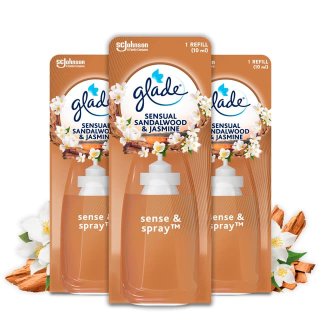 Glade (Brise) Sense & Spray Nachfüller - Sensual Sandalwood & Jasmine
