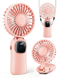coldSky Tragbarer Handventilator mit LED-Display 🌀