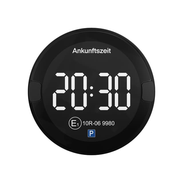 🅾️🅾️🅾️⭕ P-DISC NO2 - Elektronische Parkscheibe mit Zulassung fürs Auto