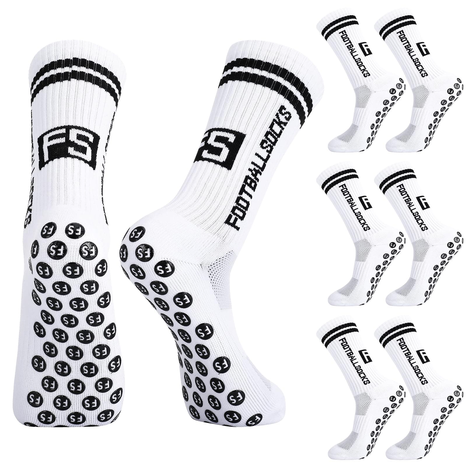 🌟 Apricitie 3 Paare Fußball Socken Kinder 🧦⚽