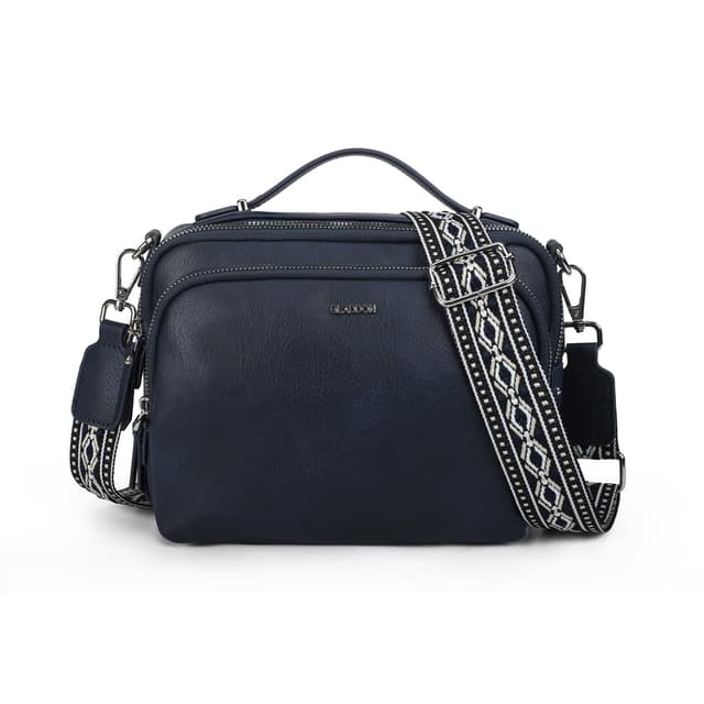 Gladdon Umhängetasche Damen - Crossbody Bag aus hochwertigem PU-Leder und Polyester