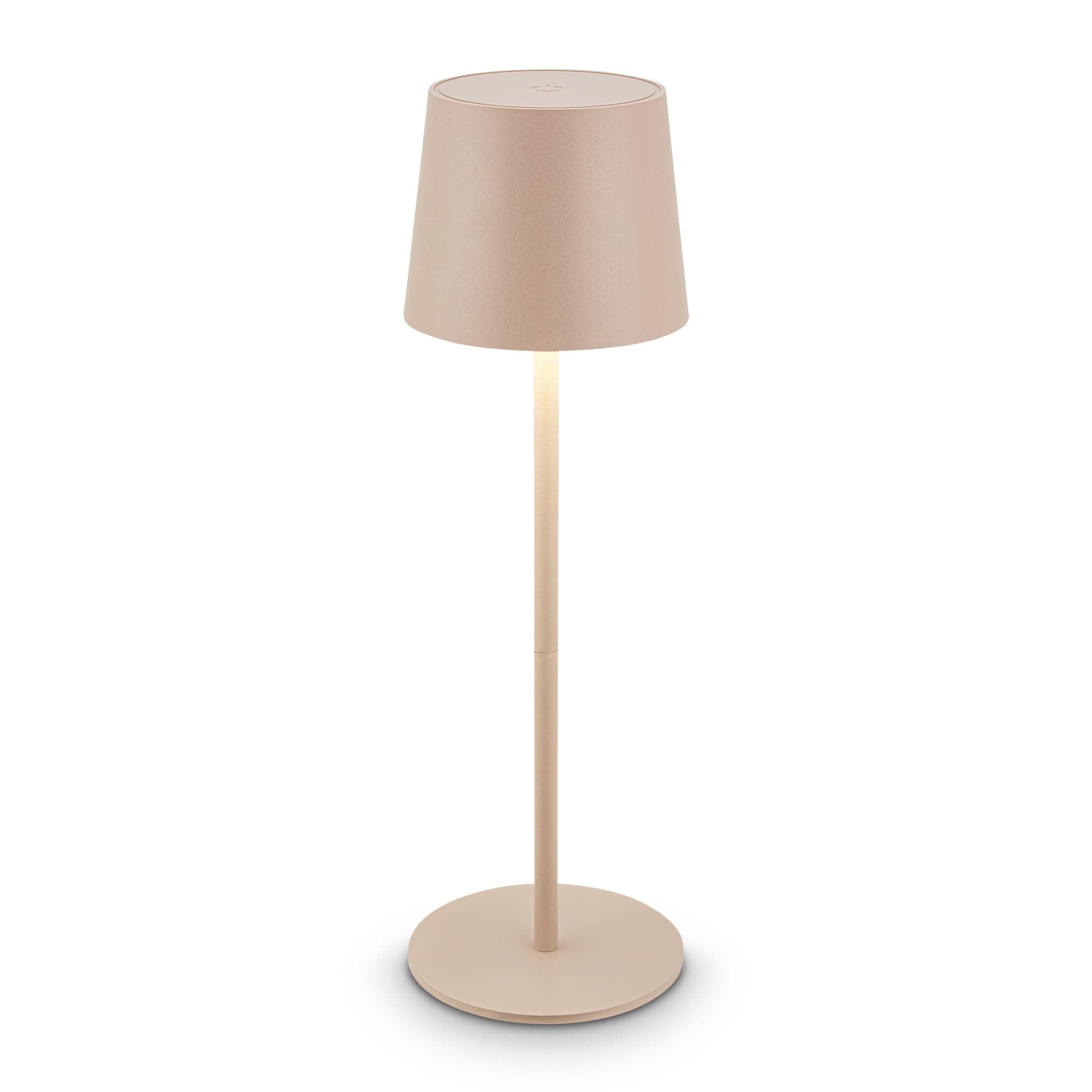 Briloner LED Tischlampe kabellos IP44 mit Touch, dimmbar, Akku & Lichtquelle tauschbar
