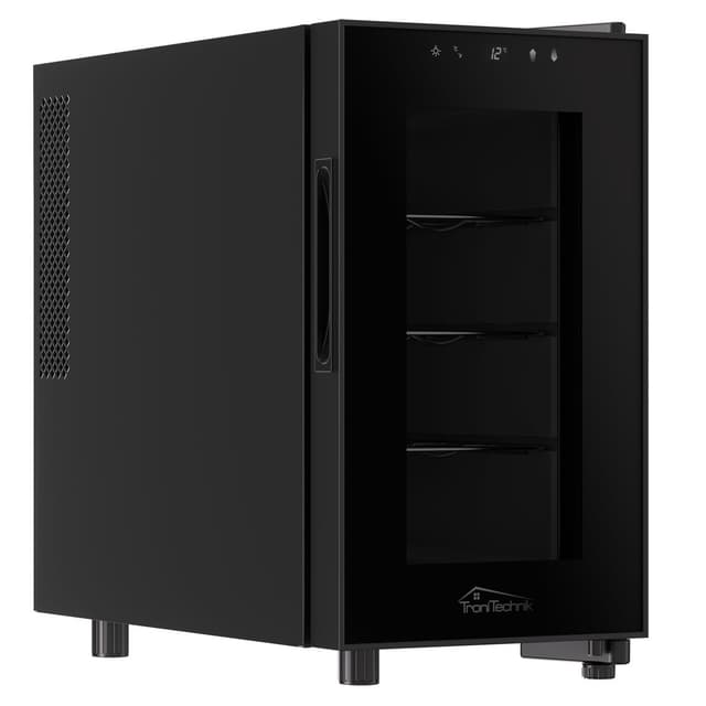 Tronitechnik® Weinkühlschrank Marseille 🍷❄️ - 23 Liter, 8 Flaschen, LED Licht