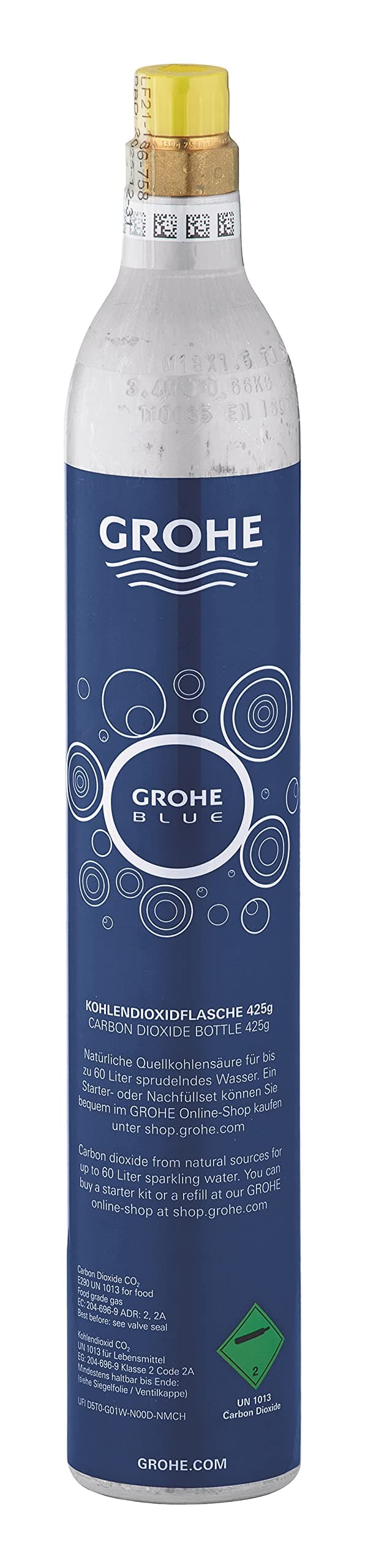 🌊 GROHE Blue CO2-Flasche 425g für sprudelndes Wasser 💧