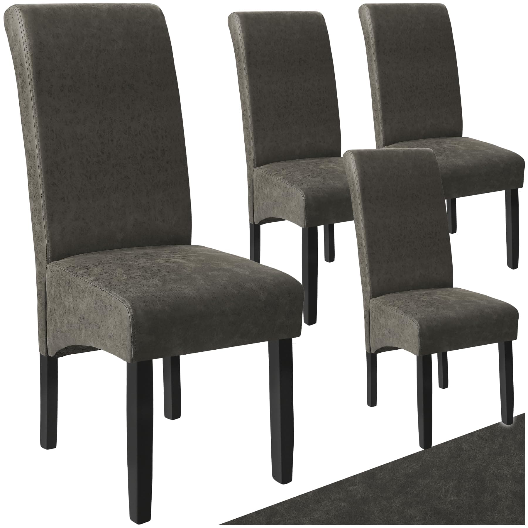 🌟 Mega-Angebot! 4er Set Stühle in Grau Marmoriert 🪑🏡
