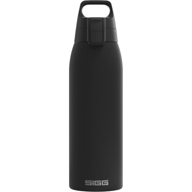 🌟 SIGG Isolierte Trinkflasche - Thermosflasche Shield Therm One Black 1L Schwarz 🌟