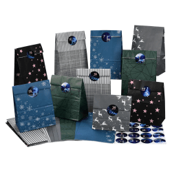 🎅 PANSIBY Adventskalender zum Befüllen - DIY Bastelset 2024 🎁
