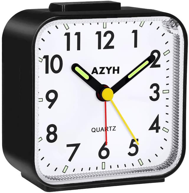 Azyh Analog Wecker Ohne Ticken mit Licht - Angebot!