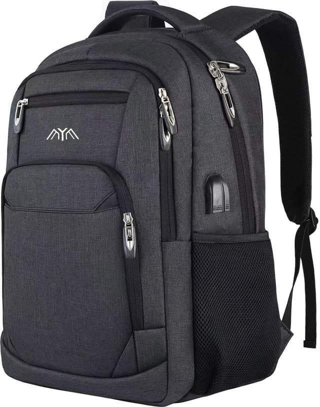 🎒 Rucksack Herren, Schulrucksack Jungen Teenager Laptop Rucksack Schule Daypacks für Arbeit Wandern Reisen Camping für 15.6 Zoll Laptop