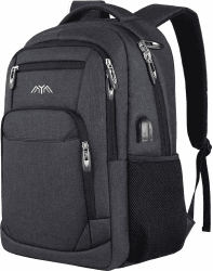🎒 Rucksack Herren, Schulrucksack Jungen Teenager Laptop Rucksack Schule Daypacks für Arbeit Wandern Reisen Camping für 15.6 Zoll Laptop
