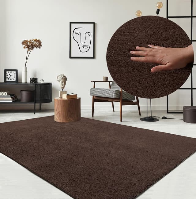 🌟 Entspannen Sie in Stil mit dem Modernen Flauschigen Teppich 🌈