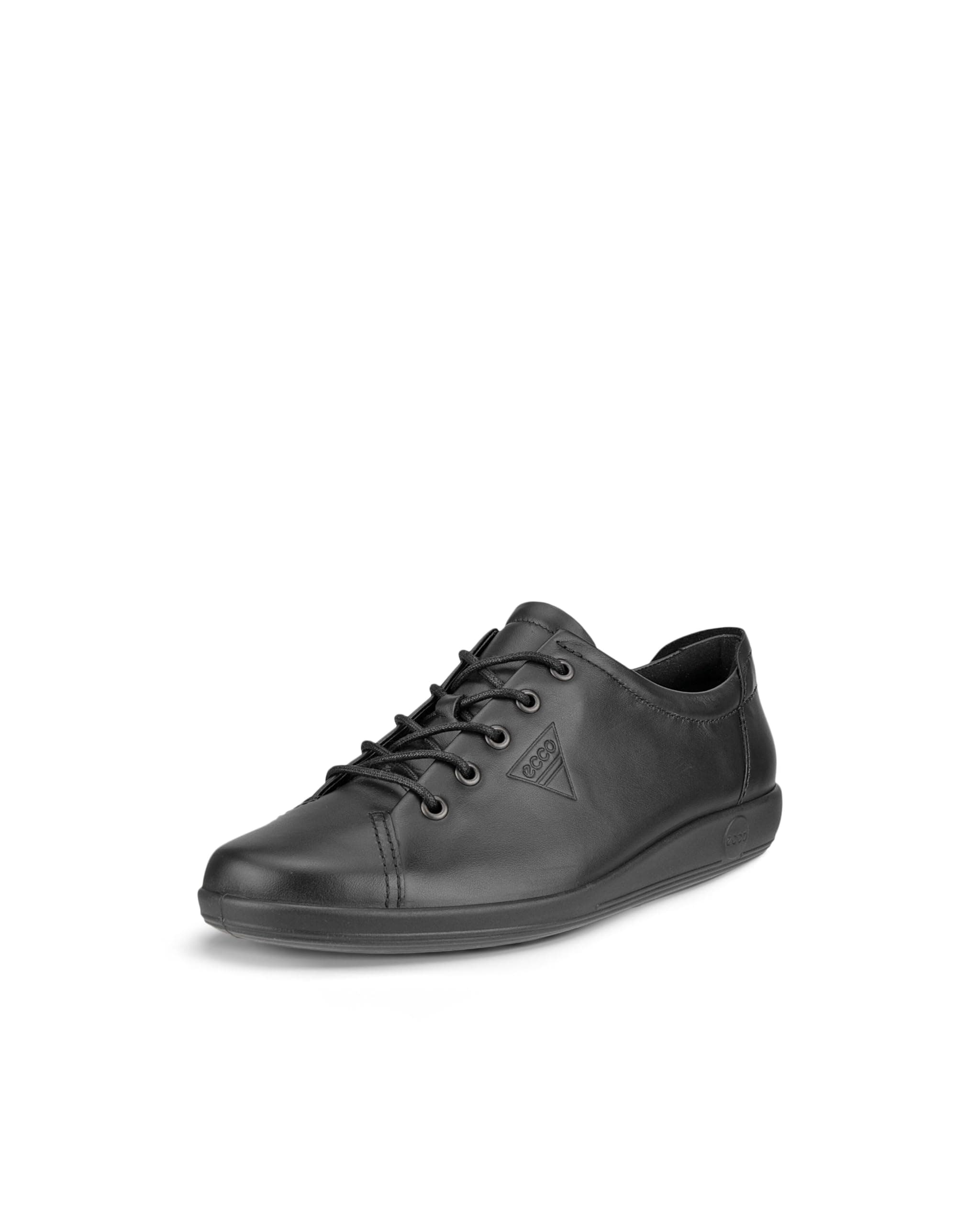 👟🖤 ECCO Damen Soft 2.0 Hohe Sneaker 41 EU Black With Black Sole 🖤👟